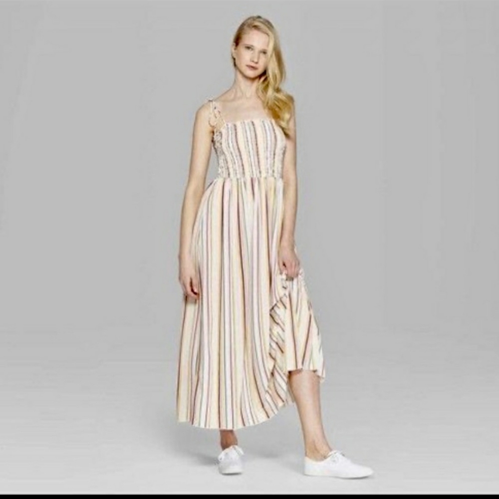 Wild and Fable stripped maxi dress